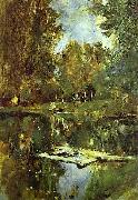 Valentin Serov Pond in Abramtsevo Spain oil painting artist